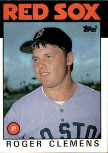1986 Topps - Roger Clemens #661 Rookie Card