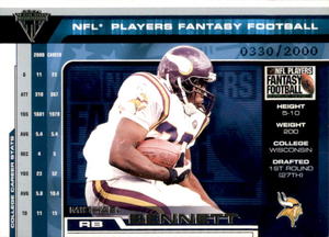 2001 Pacific Private Stock Titanium Michael Bennett Minnesota Vikings