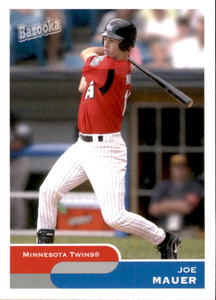 2004 Topps Bazooka - Joe Mauer #244 Rookie Card