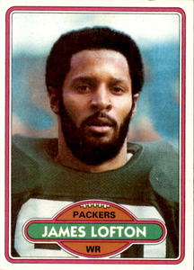 1980 Topps James Lofton Green Bay Packers Legend