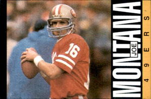 1985 Topps - Joe Montana #157 Early Career Card