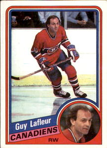 1984-85 Topps Guy Lafleur Vintage Hockey Card