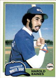 1981 Topps - Harold Baines #347 Rookie Card