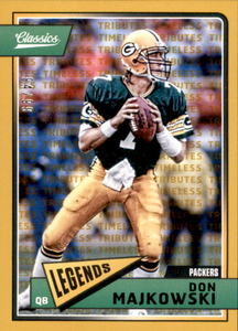 2018 Panini Classics - Legends Don Majkowski #159 Serial #d 99