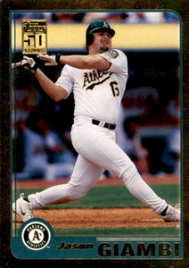 2001 Topps - Jason Giambi #210 Parallel Serial #d 2001