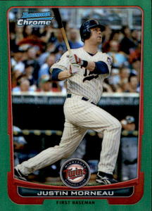 2012 Bowman Chrome - Justin Morneau #206 Refractor