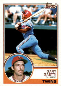 1983 Topps - Gary Gaetti #431 (RC) Rookie Card