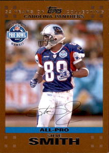 2007 Topps - All-Pro Steve Smith #418 Serial #d 2007
