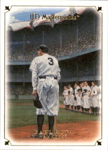 2007 UD Masterpieces - Babe Ruth #2 Legendary MLB Hall of Famer