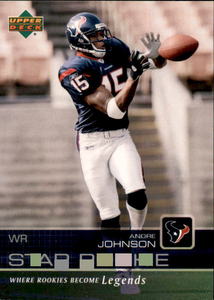 2003 Upper Deck - Star Rookies Andre Johnson #253 (RC) Rookie Card