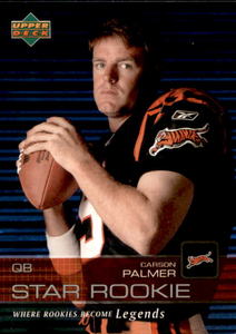 2003 Upper Deck Star Rookies Carson Palmer Rookie Card