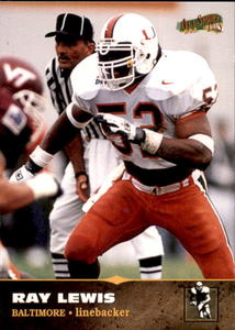 1996 Score Ray Lewis Rookie Card