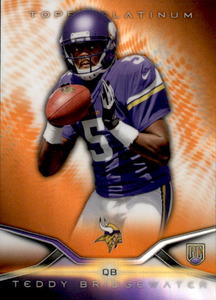2014 Topps Platinum Teddy Bridgewater Rookie Card Minnesota Vikings