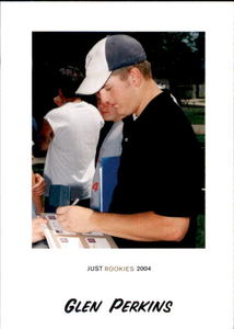 2004 Just Minors Glen Perkins Rookie Prospect Card