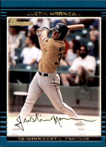 2002 Bowman Justin Morneau Rookie Card