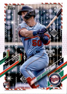 2021 Topps Holiday - Brent Rooker #HW158 (RC) Rookie Card