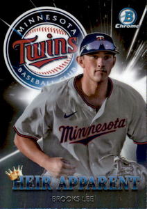 2022 Topps Heir Apparent Insert Card Brooks Lee Minnesota Twins