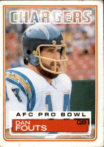 1983 Topps - Dan Fouts #374 San Diego Chargers
