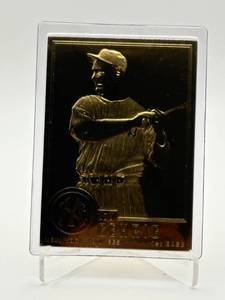 1996 Danbury Mint Sealed 22kt Gold Card Lou Gehrig