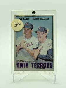 1967 Topps Bob Allison Harmon Killebrew #334 Vintage Twins Card