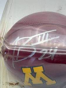Marion Barber Autographed Minnesota Gophers Mini Helmet, Rare College Memorabilia Autograph From a Franchise/Fan Favorite, Comes with Metal Nameplate and Original Box