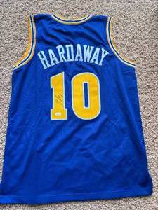 Tim Hardaway Autographed Basketball Jersey, Golden State Warriors Authenticated by JSA (the gold standard in authentication services) Hardaway is an NBA Legend and Hall of Famer