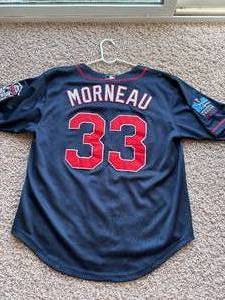 Justin Morneau Minnesota Twins Jersey Sized 48, Dark Blue Authentic MLB Licensed Jersey, Great for Twins Games
