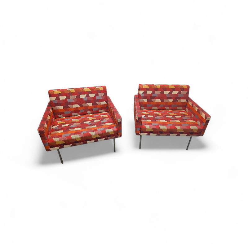 lot 7 image: Herman Miller Geiger Club Chair that retails new for $4600 each chair