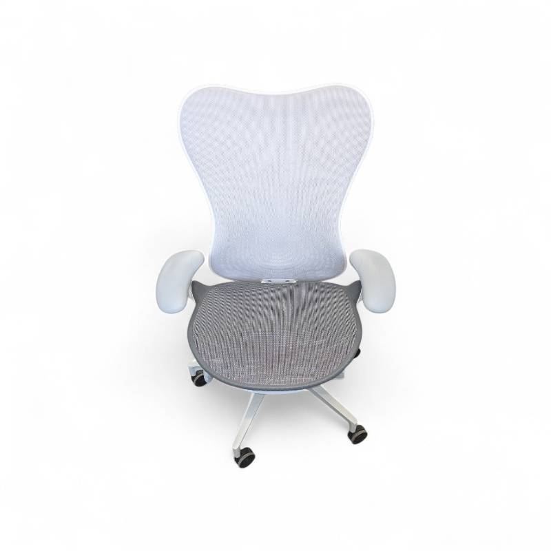 lot 2 image: Mirra 2 Task Chair Fully Adjustable White Reatil $1490