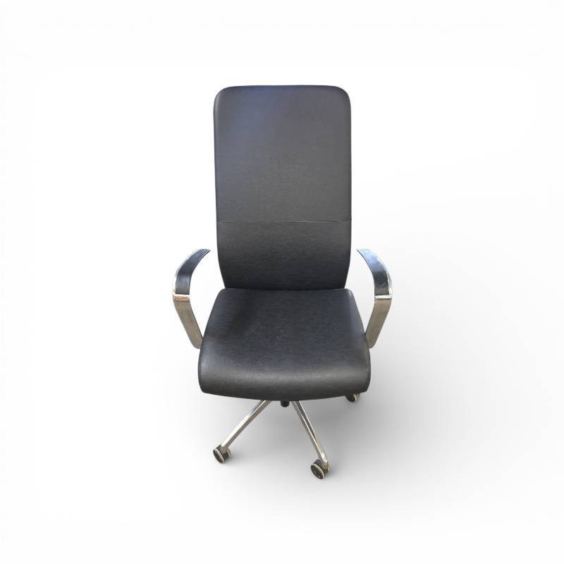 lot 119 image: Chrome Black Task Chair