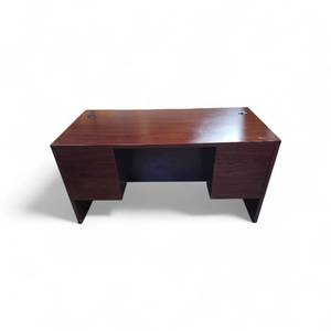 lot 196 image: Cherry Stationary Desk 60x30x29