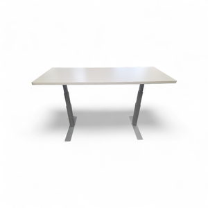 lot 158 image: Power Sit Stand Adjustable Height Desk with Memory Settings that Retails new for $2100