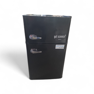 lot 212 image: Black Mini Refrigerator and Freezer