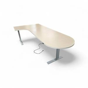L Shaped Power Desk 96x48