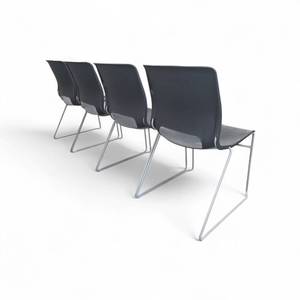 3 HON Motivate High-Density Stacking Chairs