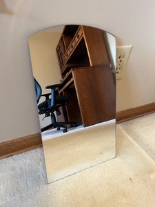 lot 126 image: Arch-Top Mirror