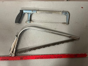 lot 246 image: Vintage Frame Saw & Bow Saw (Lot of 2)