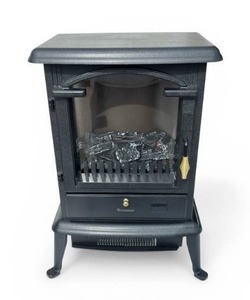 lot 12 image: Lifesmart Electric Fireplace Heater (22.5 Tall x 15 Wide) in Good Working Condition