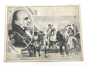 lot 18 image: 1926 Interstate News Service (New York, NY) General Edward Braddock French and Indian War Trading Card #34
