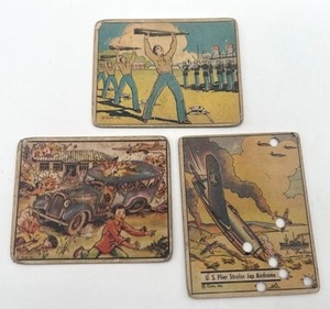 lot 24 image: 1938 & 1941 Gum, Inc. War Trading Card Lot