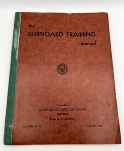lot 30 image: March 1948 U.S. Navy Shipboard Training Manual (NAVPERS 90110)