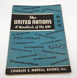 lot 55 image: Vintage 1962 The United Nations A Handbook of the UN (32 Pages)