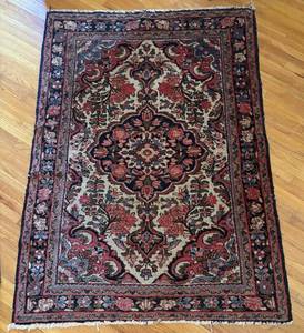 lot 38R image: MB - Vintage Persian Farahan Sarouk Rug