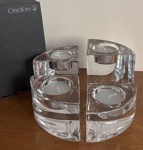 lot 122R image: BR1 - Orrefors Ljuslykta Gradient Quartet Designed by Helene Krantz