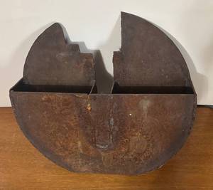 lot 468R image: MB - Patina Metal Outdoor Garden Decor Sculpture