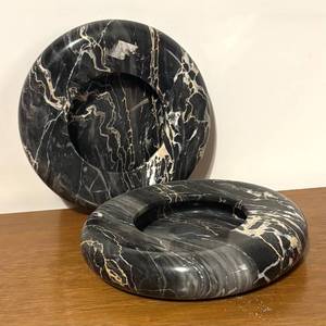 lot 499R image: MB - Sergio Asti Italian Marble Bowls for Up & Up