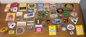 lot 503R image: BR1 - Assorted Patches Collection - Emblems, Badges & Iron-On Patches From USCanadaItalyAustralia and More
