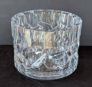 lot 515 image: MB - Signed Hand-Cut Crystal Bowl