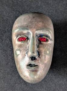 lot 523 image: MB - Kosta Boda Bertil Vallien Brains Sand-Cast Glass Sculpture