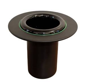 lot 540A image: HW - Vintage Sicart Boccato Gigante Zambusi Ceramic Vase - BlackGreen